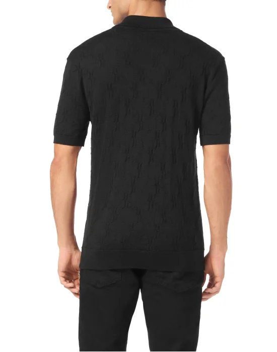 Knitted Pullover Polo-Neck SS