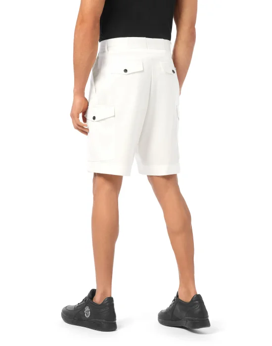 Wool Cargo Shorts