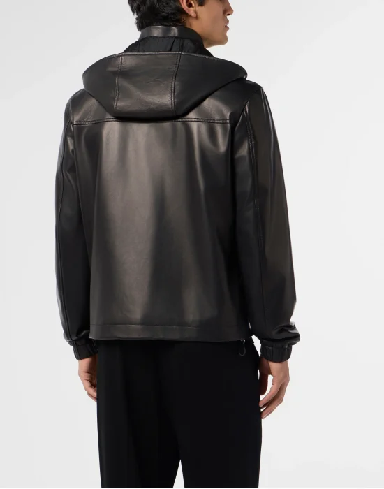 Nappa Leather Windbreaker Basic