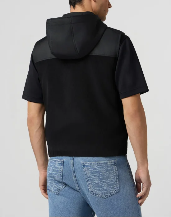 Velvet Nylon Short Vest