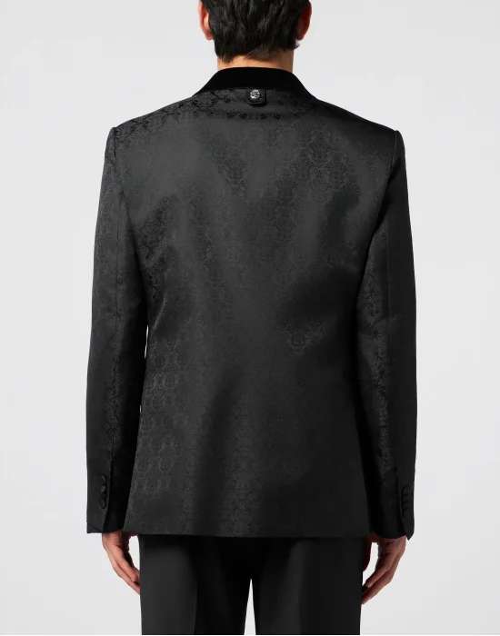 Jacquard Brocade Blazer