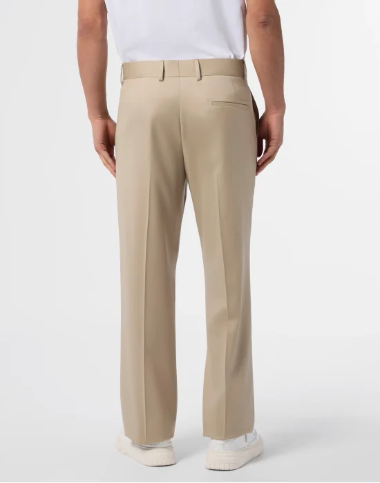Wool Loose Fit Trousers