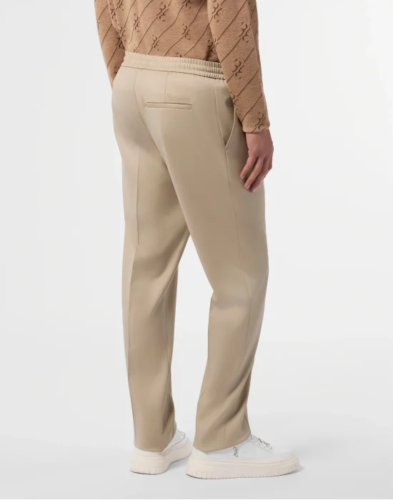 Wool Drawstring Trousers