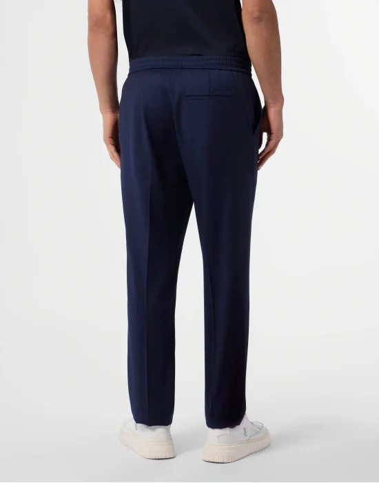 Wool Drawstring Trousers