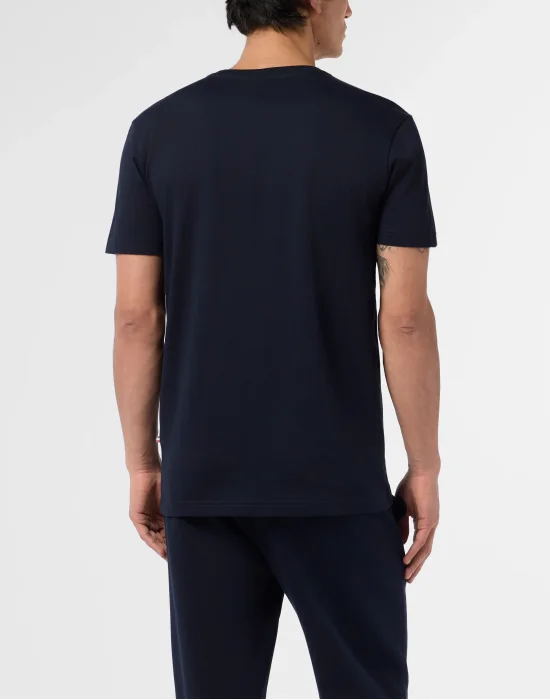 Round Neck T-Shirt Stripe Monogram
