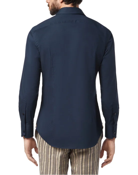 Shirt Silver Cut LS/Milano Crest
