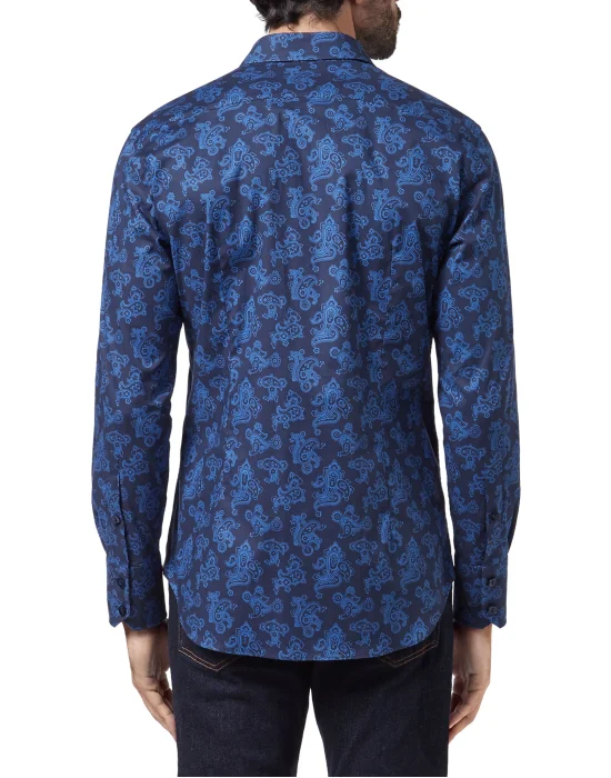 Shirt Gold Cut LS/Milano Paisley
