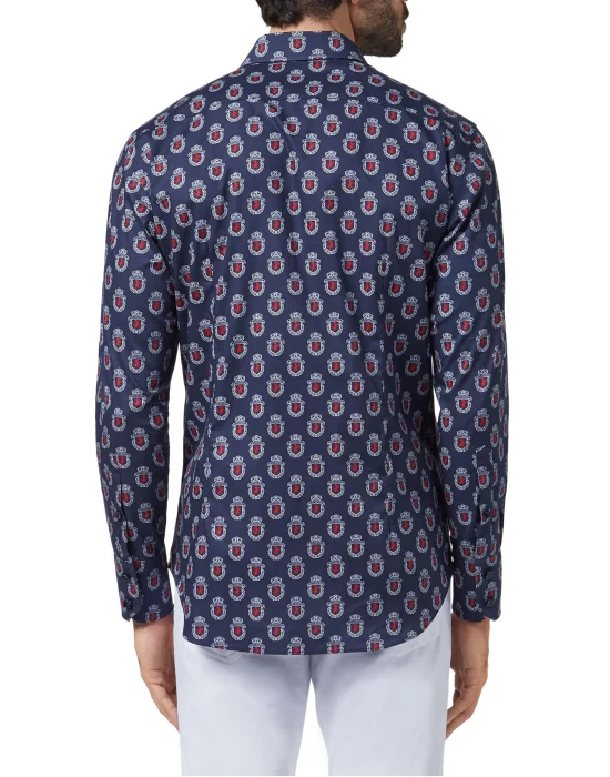 Shirt Silver Cut LS/Milano Lion