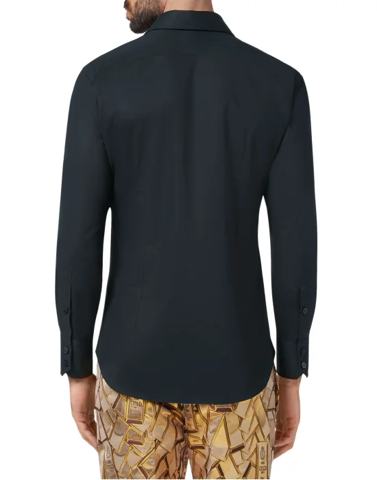 Shirt Silver Cut LS/Milano Crest