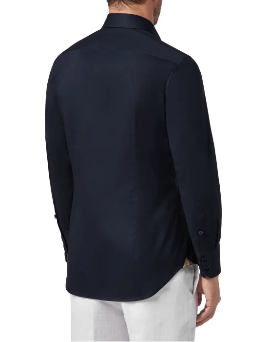 Shirt Silver Cut LS/Milano Crest