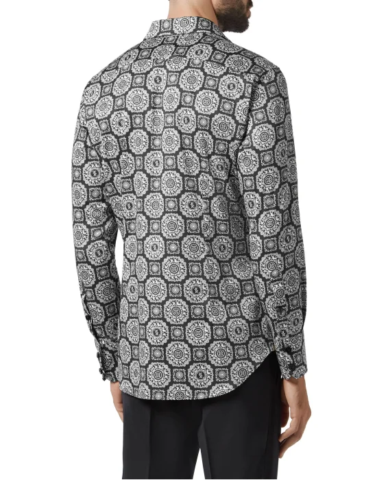 Shirt Silver Cut LS/Milano Paisley