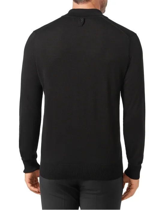 Pullover Polo-Neck LS Crest