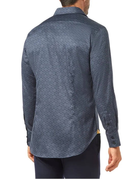 Shirt Silver Cut LS/Flavio Lion