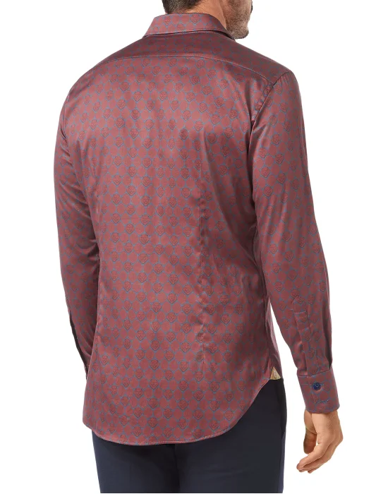 Shirt Silver Cut LS/Flavio Lion