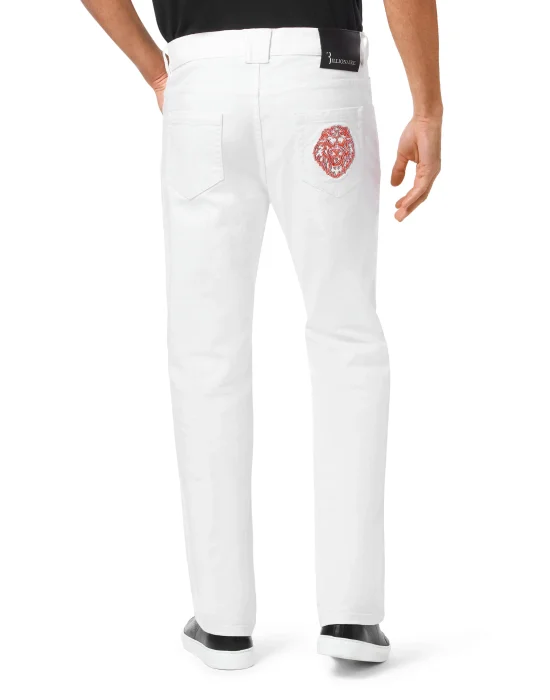 Denim Trousers Regular fit Lion