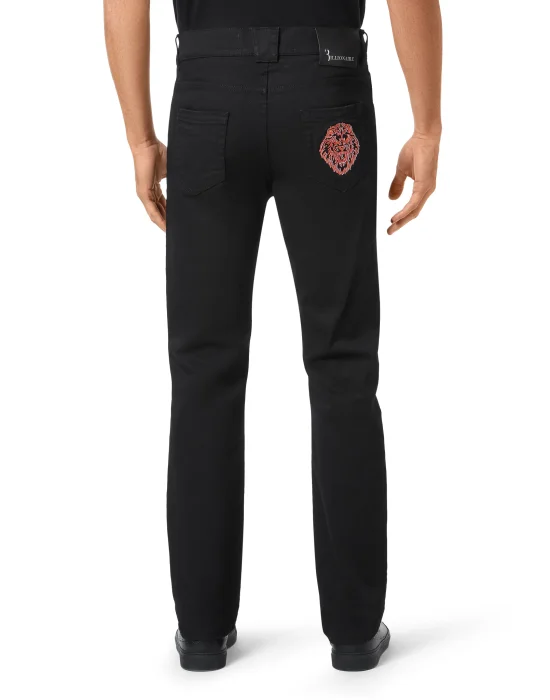 Denim Trousers Regular fit Lion