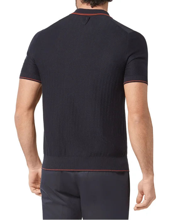 Pullover Polo-Neck SS Crest