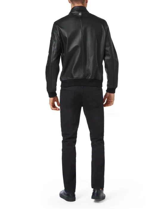Leather Bomber Crest