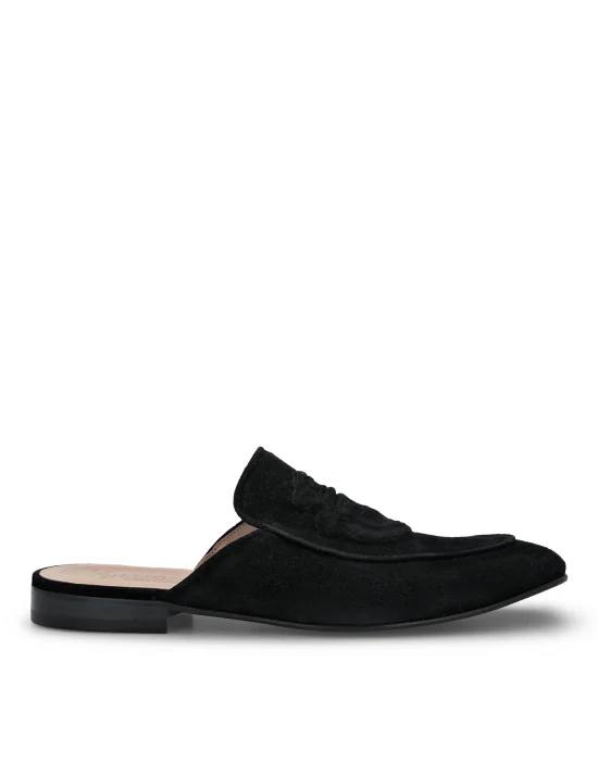 Suede Mules