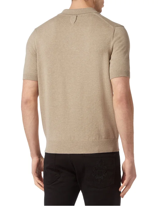 Wool/Cotton Polo SS