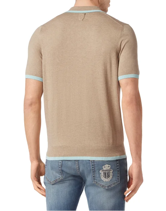 Silk/Cotton Polo SS