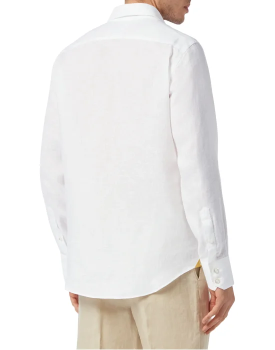 Linen Shirt Silver Cut LS