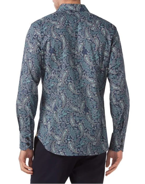 Cotton Shirt Silver Cut LS