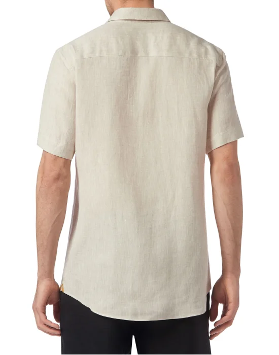 Linen Shirt Silver Cut SS