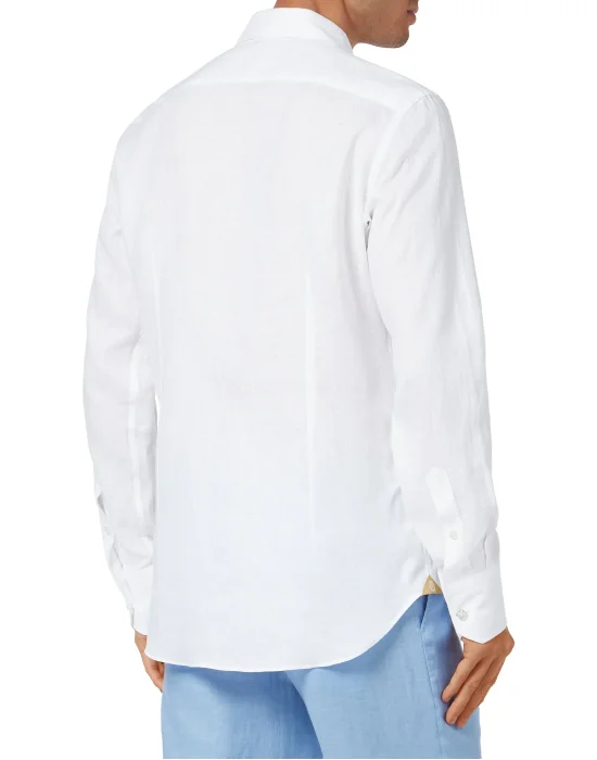 Linen Shirt Silver Cut LS