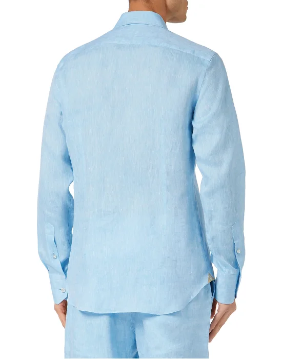 Linen Shirt Silver Cut LS