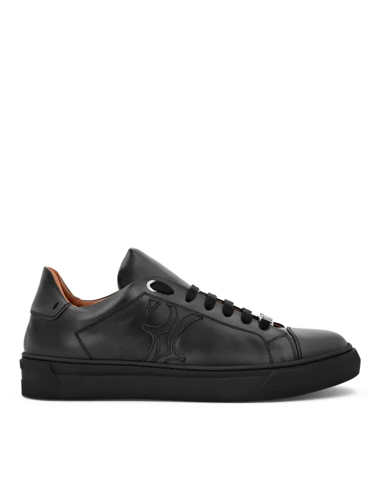 Leather Lo-Top Sneakers