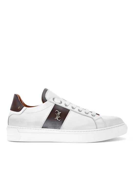 Leather Lo-Top Sneakers