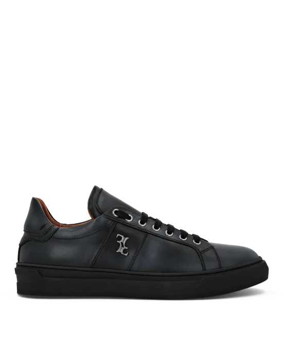 Leather Lo-Top Sneakers