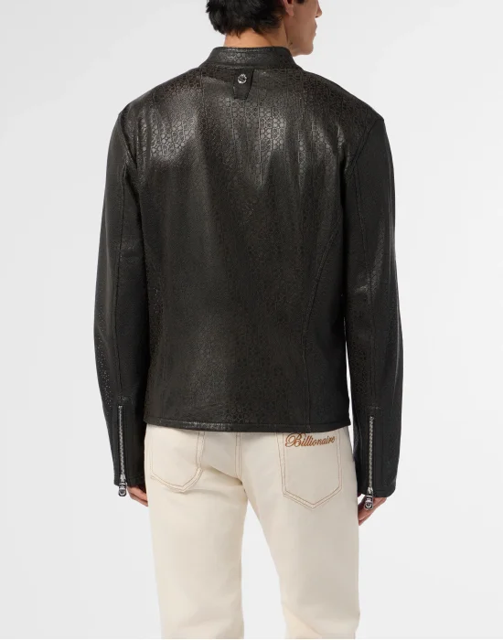 Perforated Moto Jacket BB