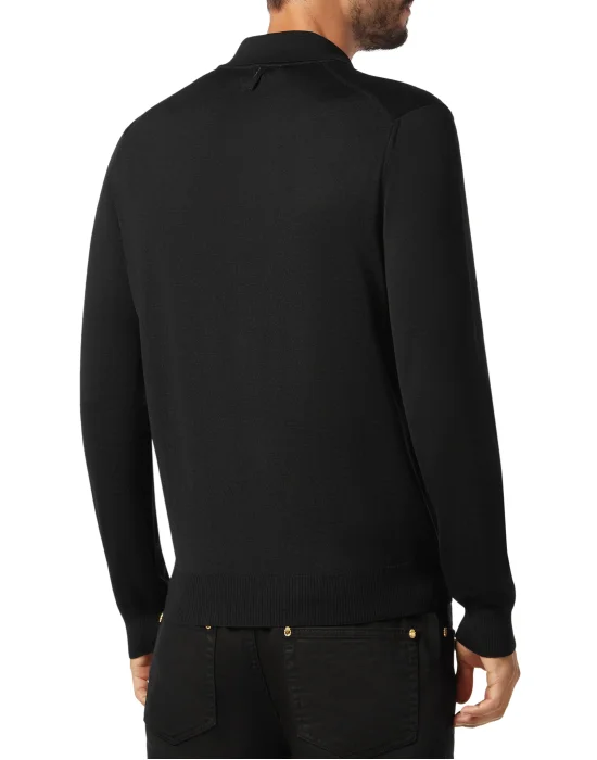 Pullover Polo-Neck LS Crest