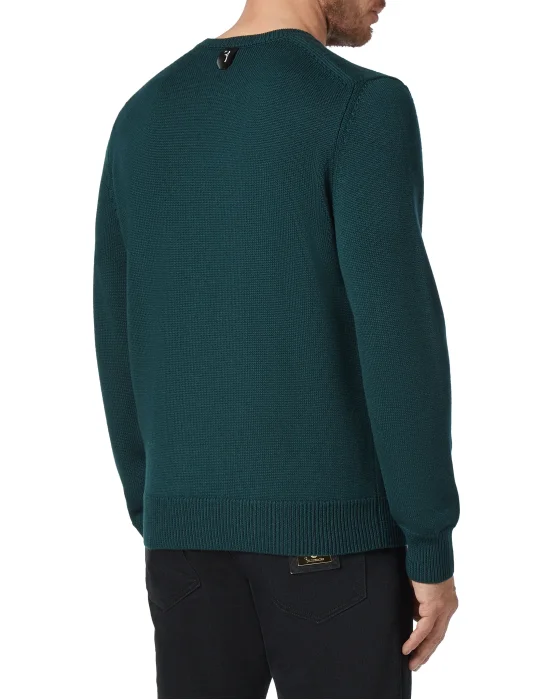 Pullover Round Neck LS Horses