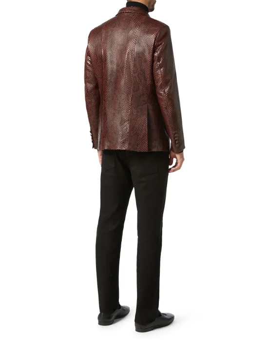 Leather Blazer Luxury
