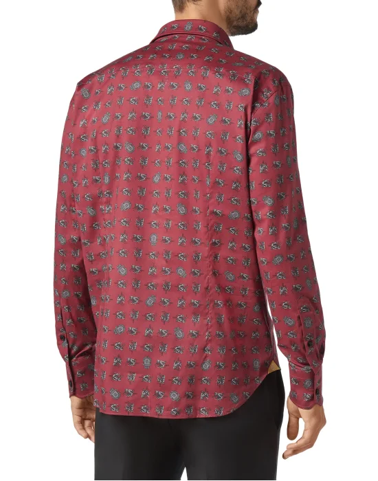 Shirt Gold Cut LS/Milano Horses