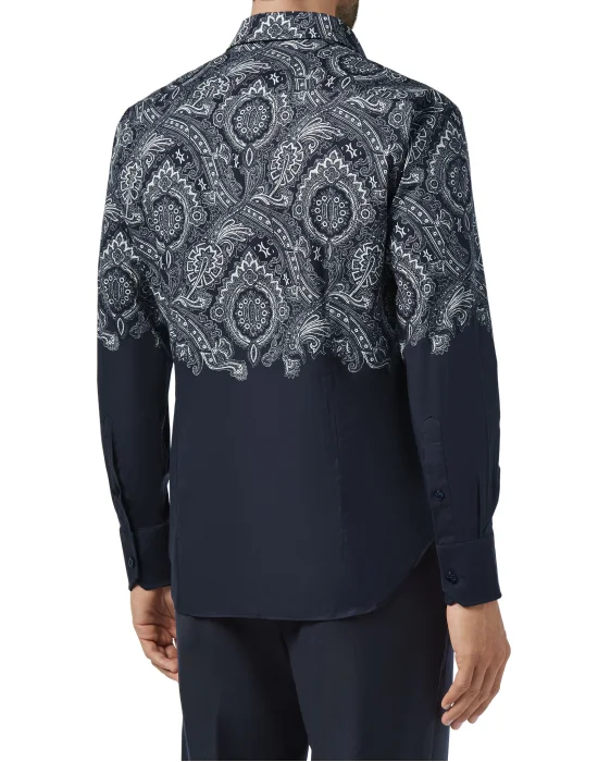 Shirt Gold Cut LS/Milano Paisley