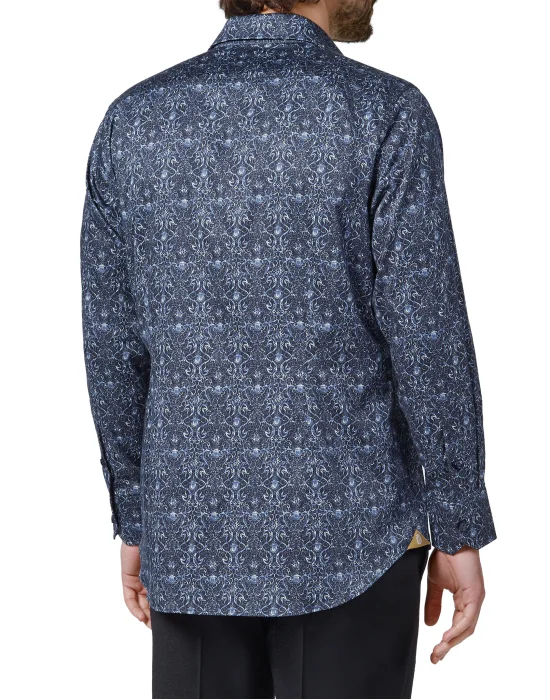 Shirt Silver Cut LS Crest
