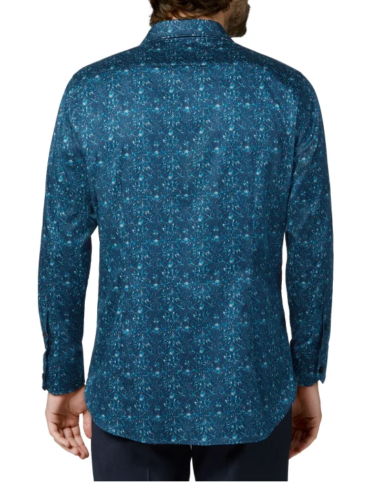 Shirt Silver Cut LS Crest