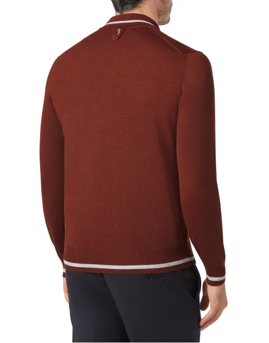 Pullover Polo-Neck LS Lion