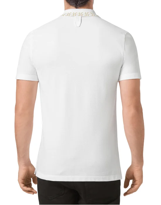 Polo shirt SS Jacquard Double B