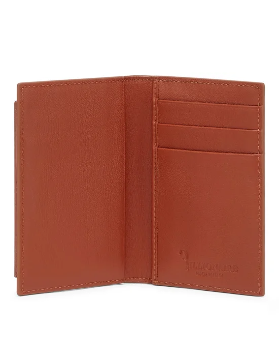 Leather Credit Cards Holder Crest