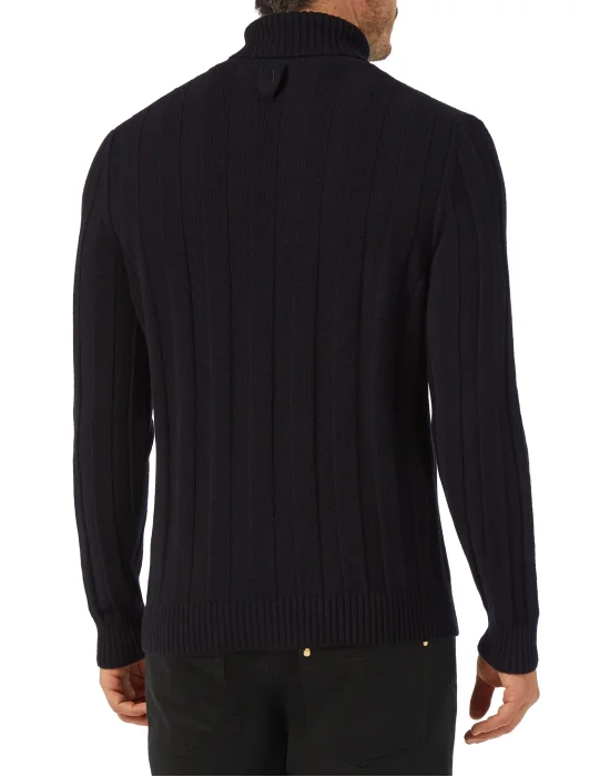 Wool Turtle Neck LS Double B