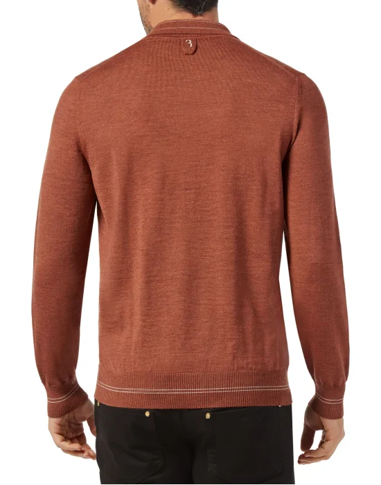 Wool Turtle Neck LS Double B