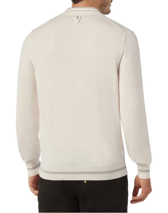 Wool Turtle Neck LS Double B
