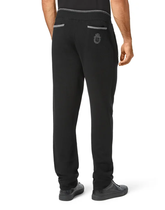 Cashmere Jogging Trousers -T Crest
