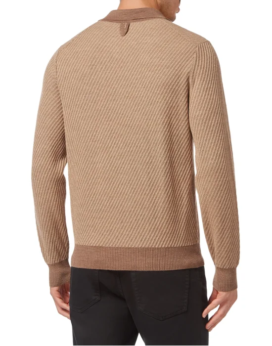 Pullover Round Neck LS Crest