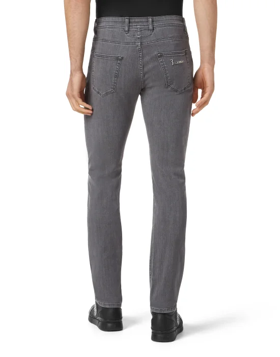 Denim Trousers Super Straight Cut Fit